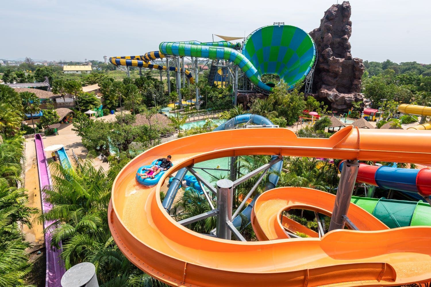 arial view of vana nava water jungle